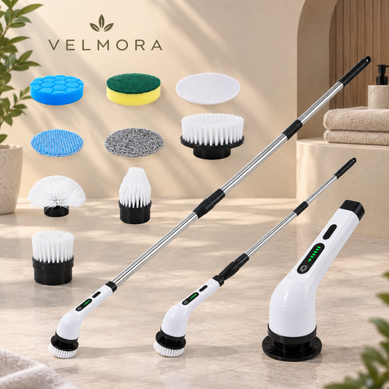 Cepillo eléctrico multifuncional con mango ajustable