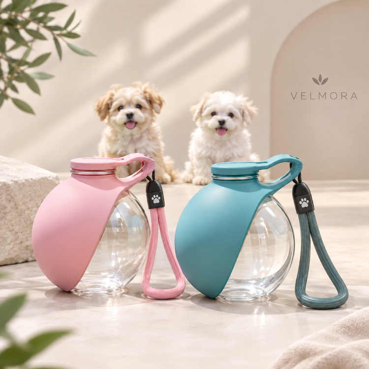 Botella portátil de agua para perros para paseos y viajes