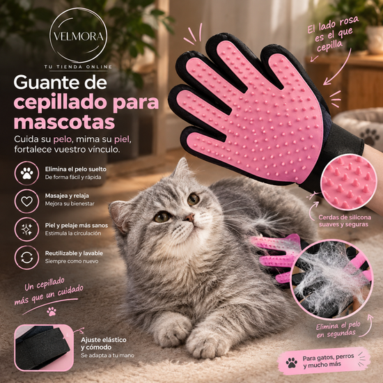 Guantes para depilación de mascotas Herramienta de peluquería para perros y gatos