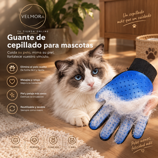 Guantes para depilación de mascotas Herramienta de peluquería para perros y gatos